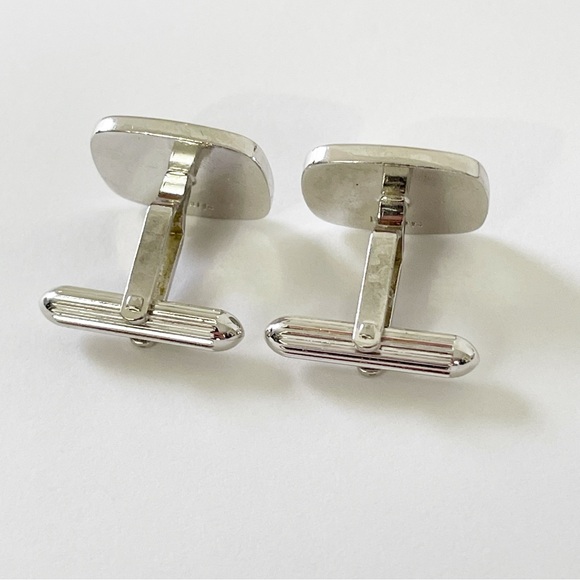 Burberry knight logo silver and gold cufflinks vintage - Picture 4 of 8